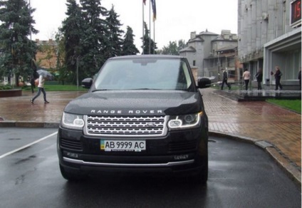 Mi az autók által birtokolt ukrán politikusok és magas rangú hivatalnokok, és milyen gépek