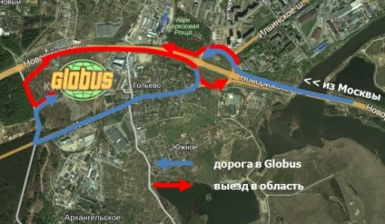 Hogyan lehet eljutni az új bevásárlóközpont az Új Rigai globus