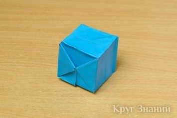 Cum de a face un cub de hârtie - un cerc de cunoștințe