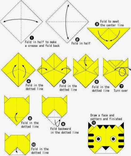 Cum sa faci origami pe mana