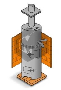 Cum sa faci un cuptor pentru o baie de metal cu un rezervor de apa cu mainile tale, desene