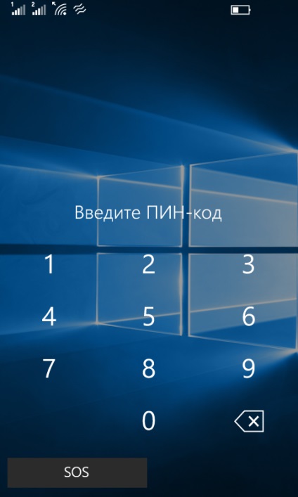 Cum să setați parola în Windows Phone 10 pe ecran, să o schimbați și să o ștergeți