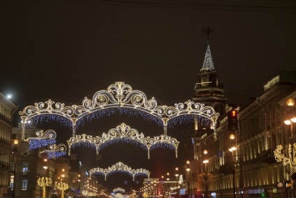 Cum arata Anul Nou Petersburg?