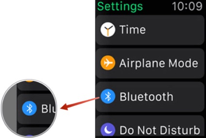 Cum să activați modulul bluetooth în extensia ceasului Apple de funcții care utilizează bluetooth în iwatch
