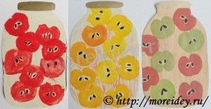 Compote și gem (ștampile din fructe), idei mai creative pentru copii