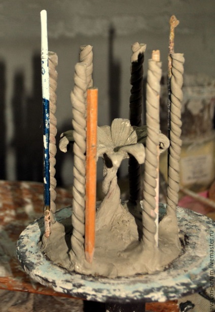 Lepim aromalampu „tünde pavilon” - tisztességes iparos - kézzel készített, kézzel készített