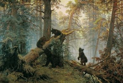 Natura pădurilor în imaginile lui Ivan Shishkin