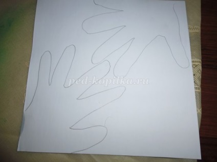 Broasca de pe o placă de hârtie cu propriile mâini pentru copiii de 6-8 ani