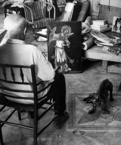 Câine preferat Pablo Picasso - dachshund poreclit pufos