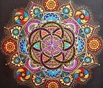 Mandala pentru îndeplinirea dorinței, pentru atragerea de bani și prosperitate materială