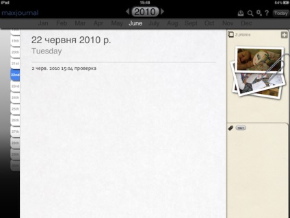 Maxjournal iPad - felülvizsgálja a programot-napló