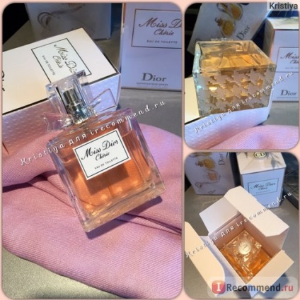 Kisasszony Dior Cherie - «aroma csodákra képes! Véleményem az íz hiányzik Dior Cherie 2007