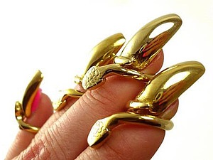 Модна тенденция пръстен - стоманен пирон или маникюр - панаир Masters - ръчна изработка, ръчно изработени