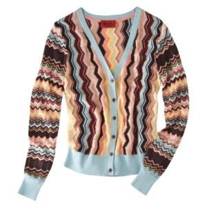 Modele de moda modele tricot Missoni tricotat