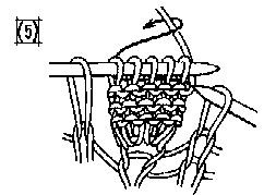 Nakid tricotat pe ace - o planeta de tricotat adăugând bucle