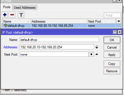 Configurarea mikrotik, schimbarea ip iprotocolului implicit ver