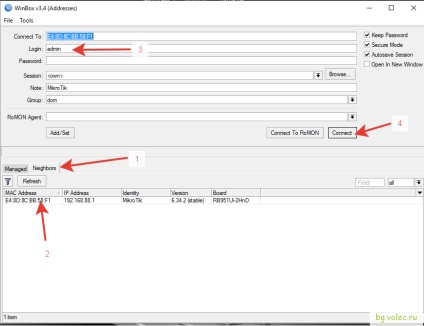 Configurarea mikrotik, schimbarea ip iprotocolului implicit ver