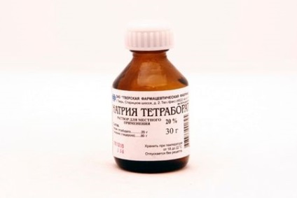 Tetraborat de sodiu pentru stomatită la copii cum se aplică