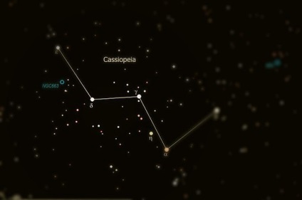 Unele informații despre constelația Cassiopeia