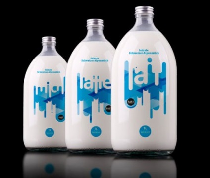 Design neobișnuit de lapte obișnuit