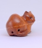 Netsuke de la un copac de pisică cu un pisoi pentru a cumpăra, preț, fotografie, valoare