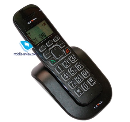 Огляд dect-телефону texet tx-d8405a