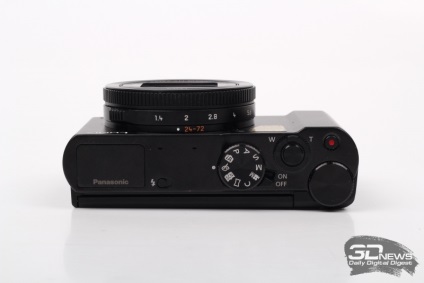 Áttekintés kompakt fényképezőgép PANASONIC LUMIX lx15 nevében nyílás
