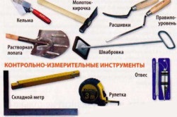 Instrumente de finisare a pereților din cărămidă, materiale, comandă de lucru
