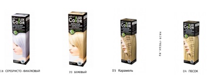 Balsam colorat, păr proaspăt