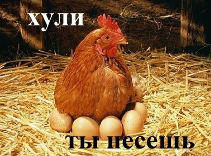 Válasz zavart csirke Galina zholtikovoy (Anatolij Potocki)
