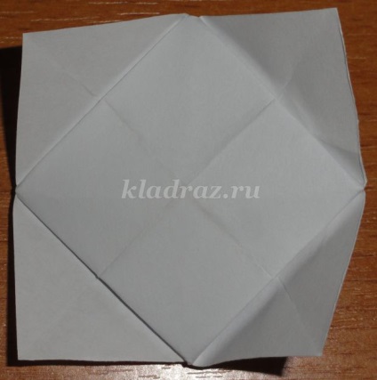 Panno inima în tehnica origami