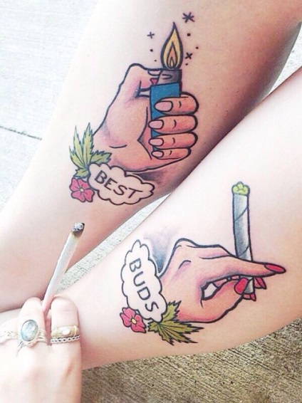 Tatuaje asociate pentru cei mai buni prieteni