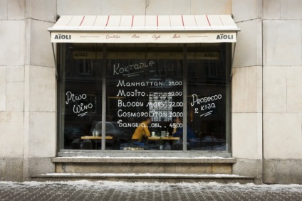 A diszpozíció Aoli cafe Varsó minta tér rendezési