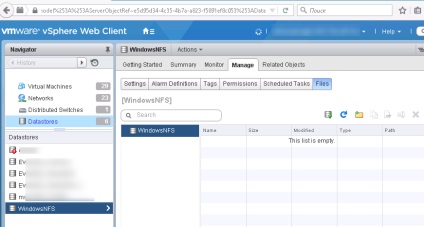 Conectăm ferestrele de dosare de rețea în vmware esxi pe nfs, ferestrele pentru administratorii de sistem