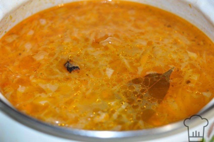 Supa de Postul Mare - varza acra modul de a găti (reteta cu foto)