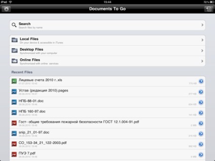 Programe pentru documente ipad pentru a merge