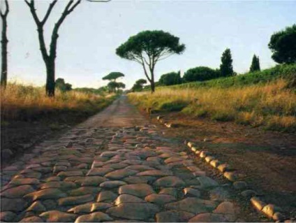 Plimbând pe drumul vechi de păsări, trecând prin italia