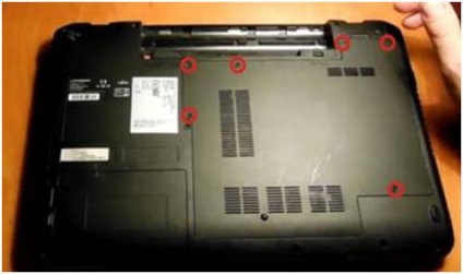 Dezasamblarea laptopului fujitsu lifebook a512