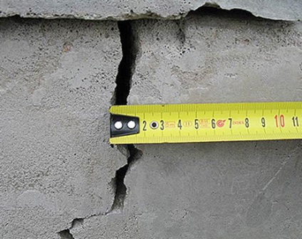 Javítás repedések a beton zsugorodási repedések ellenállás kategóriában