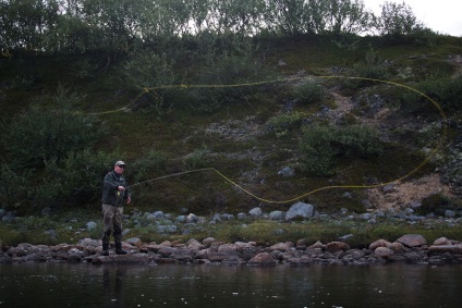 Pescuitul de somon - Peninsula Kola, baza de pescuit-vânătoare tynovanovka