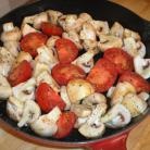 Hal gombával és paradicsom recept - recept alacsony kalóriatartalmú hal (paradicsom) Hal gombával és paradicsom recept - recept alacsony kalóriatartalmú hal