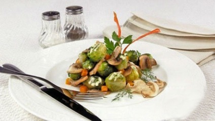 Salata de la Bruxelles rețete de gătit lăstari