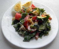 Salată cu rețetă de sorrel și roșii de vitamine