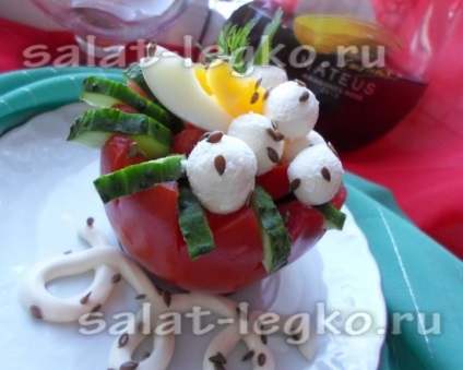 Saláta egy paradicsom recept