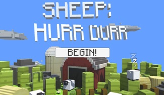 Sheep hurr durr - jucați jocul online, aduceți mielul în casă