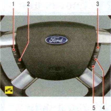 Sistemul de control al vitezei de croazieră - Ford Focus 2