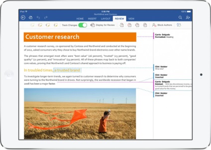 Descărcați cuvântul microsoft, excel și powerpoint pentru linkurile ipad, - știri din lumea merelor