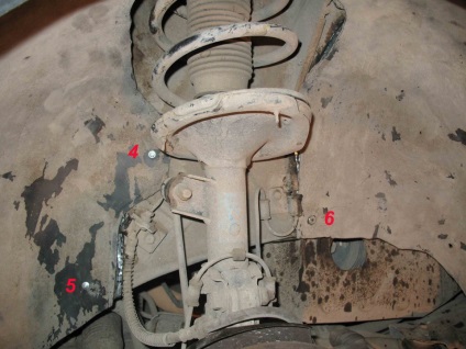 Demontarea și instalarea de apărătoare de roți și roți de roți din față hyundai accent mc