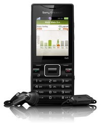 Sony ericsson elm și eco-telefoane albe cu camera de 5 megapixeli