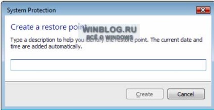 Crearea punctelor de control și restaurarea sistemului utilizând restaurarea sistemului în Windows Vista -